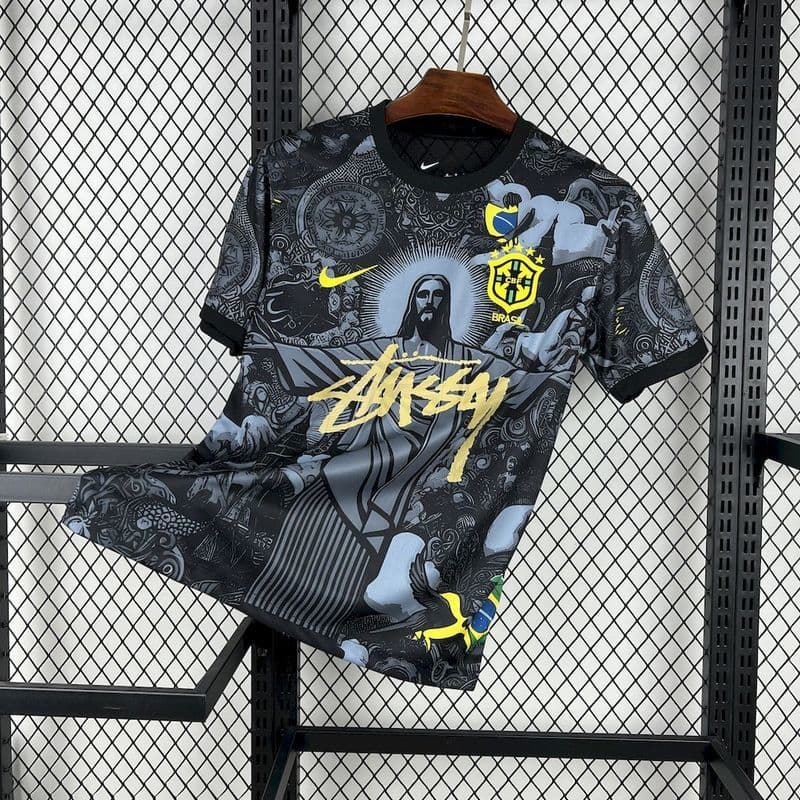 Brazil x Stüssy Special Edition Jersey detail view