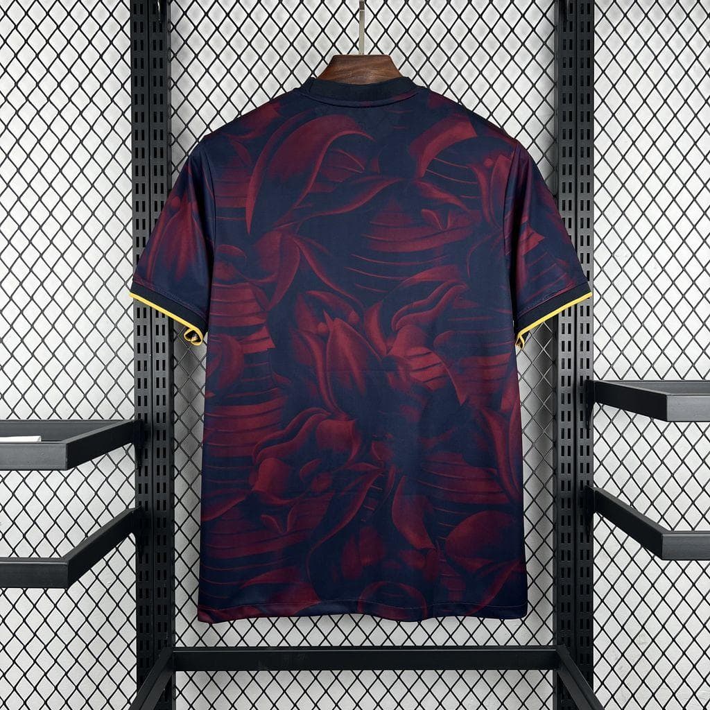 Barça "Crimson Bloom" Special Edition Jersey back view