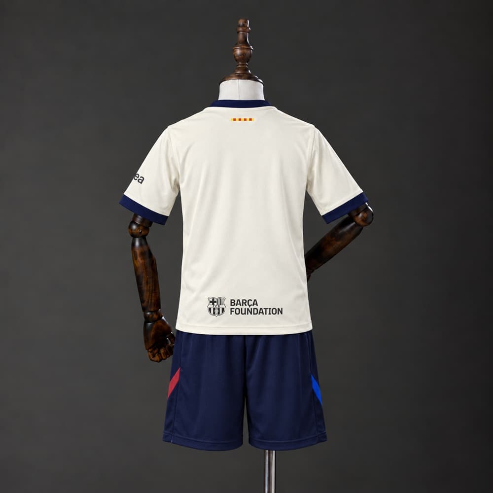 Barcelona Away Kids Kit 26/27 back view