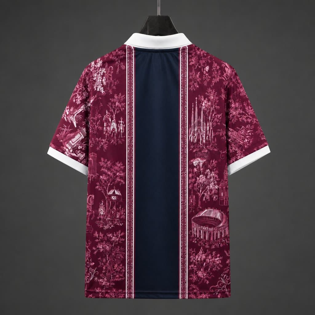 Barcelona "Catalan Toile" Special Edition Jersey back view