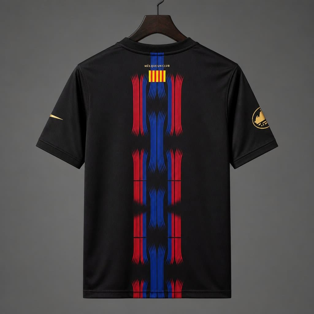 Barcelona "Gold Script" Special Edition Jersey back view
