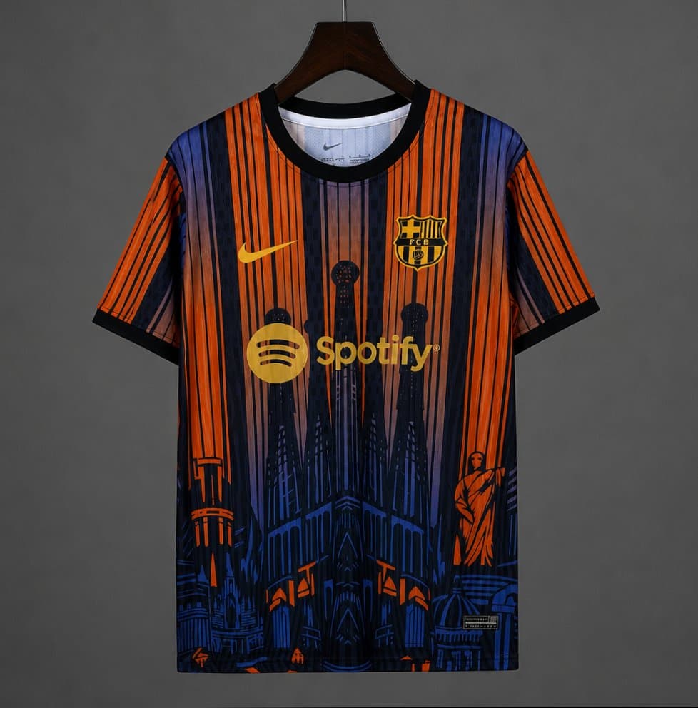 Barcelona "Sagrada Sunset" Special Edition Jersey front view
