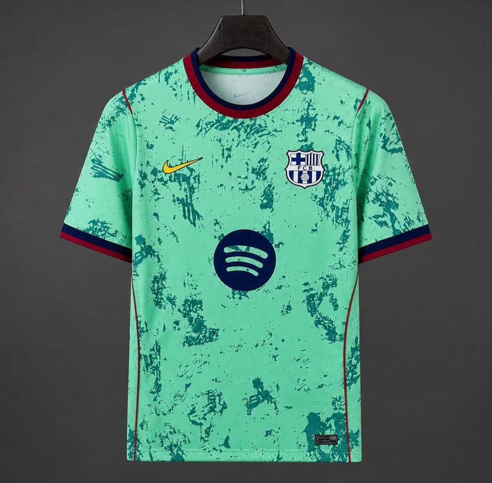 Barcelona "Sea Glass" Special Edition Jersey front view