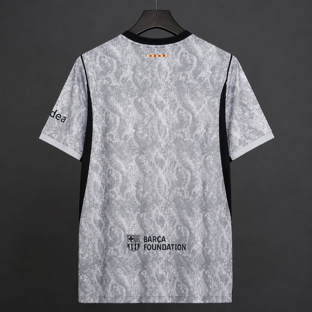 Barcelona "Silver Mamba" Special Edition Jersey back view