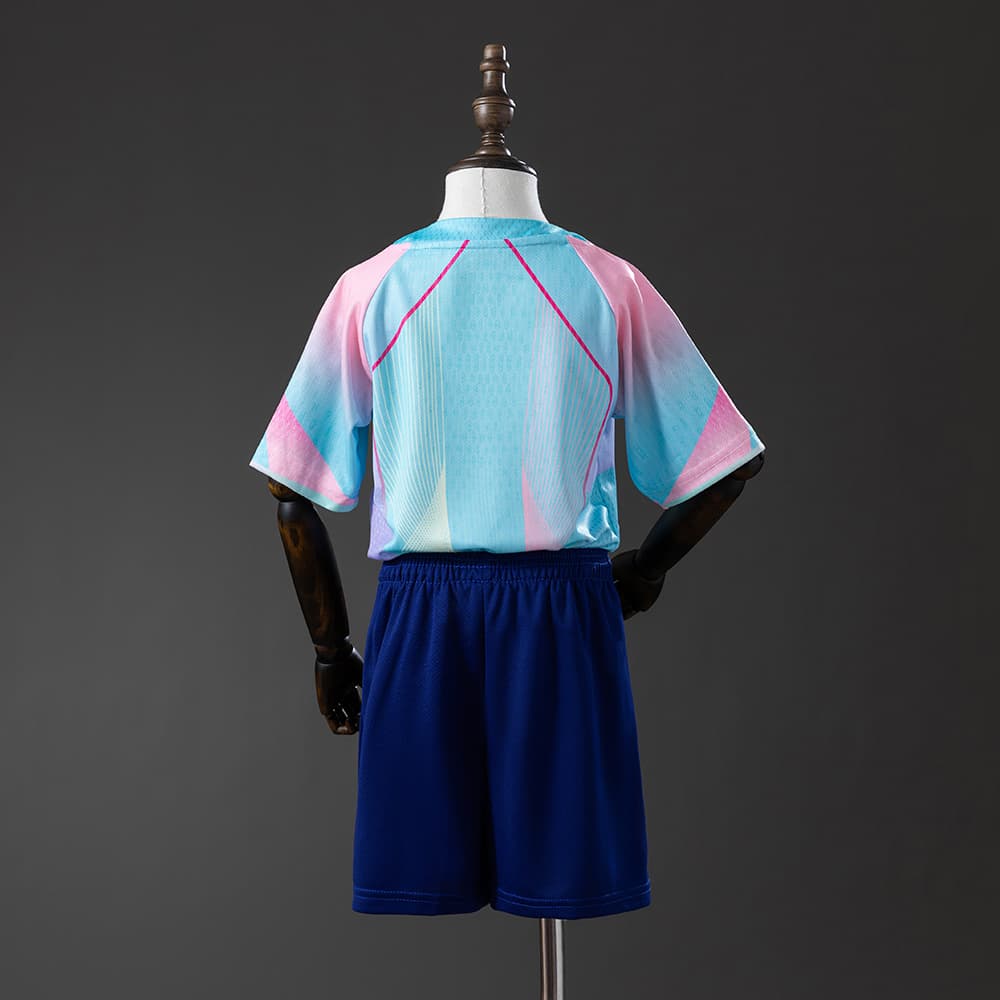 Barcelona Third Kids Kit 25/26 back view