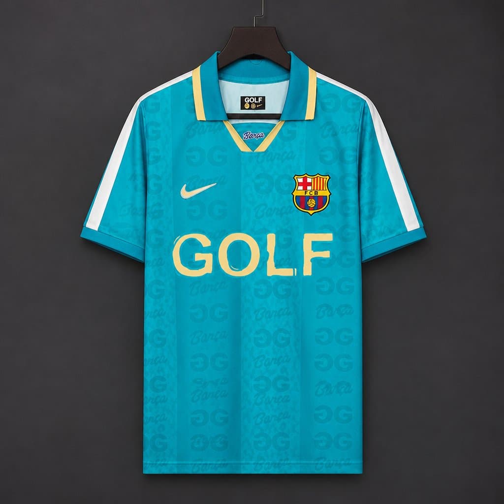 Barcelona x Golf Wang Special Jersey front view