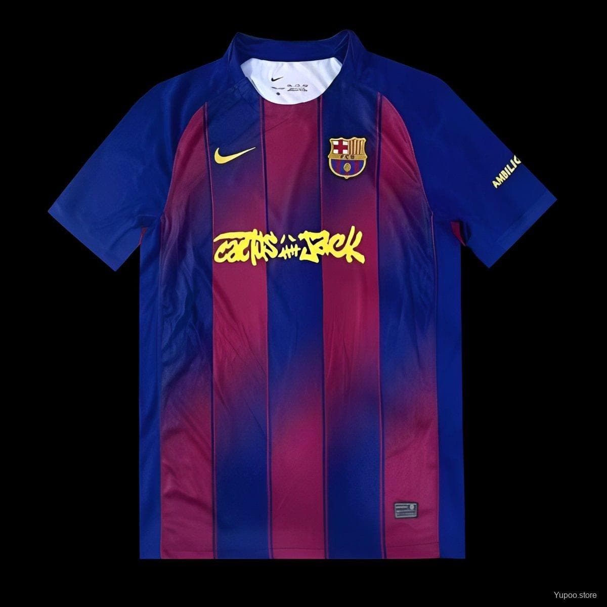 Barcelona x Travis Scott Men's (Home) Jersey 25/26 front view