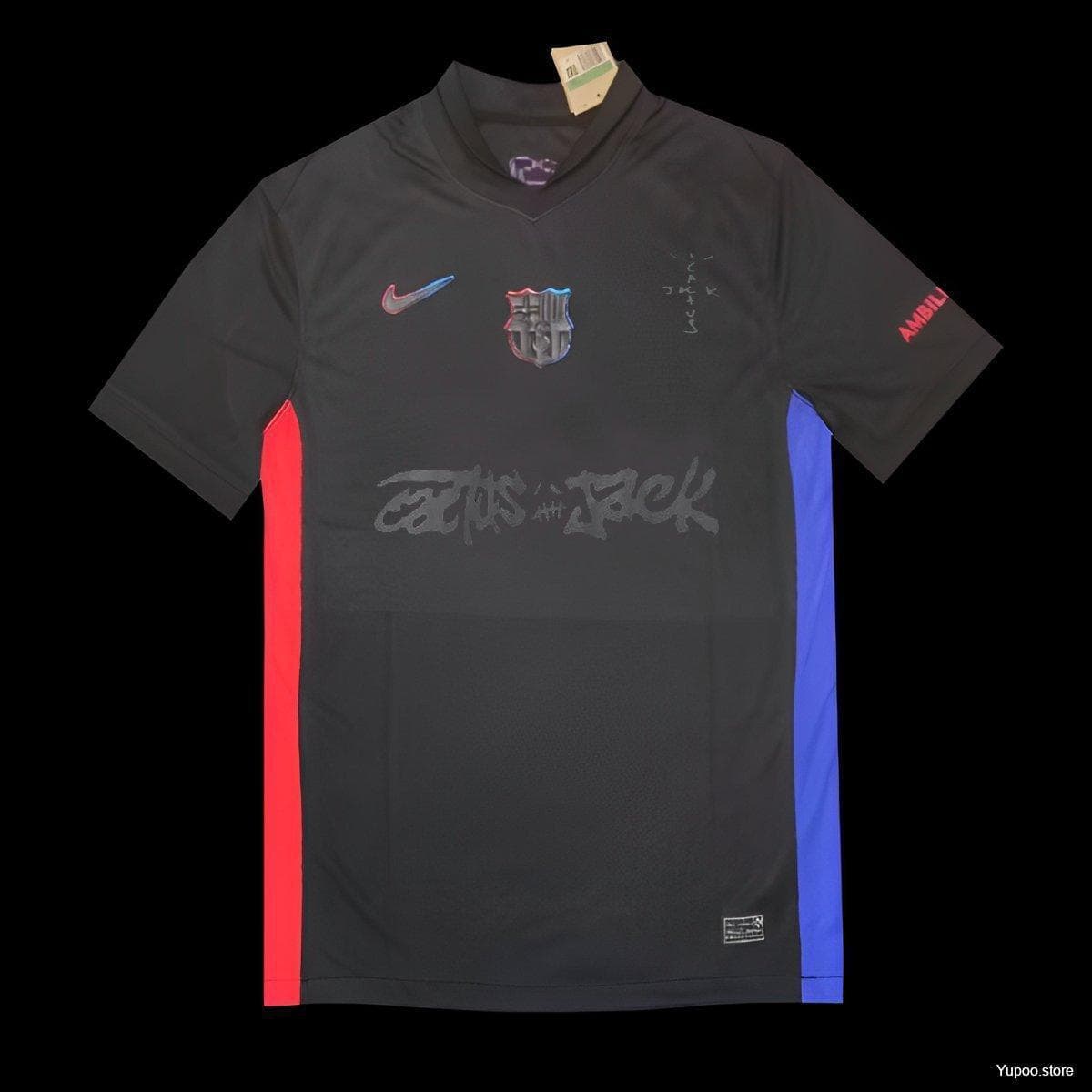 Barcelona x Travis Scott Men's (Away) Jersey 24/25 front view