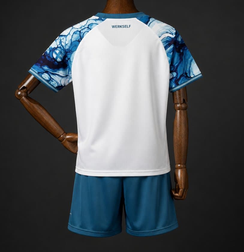 Bayer Leverkusen Away Kids Kit 26/27 back view