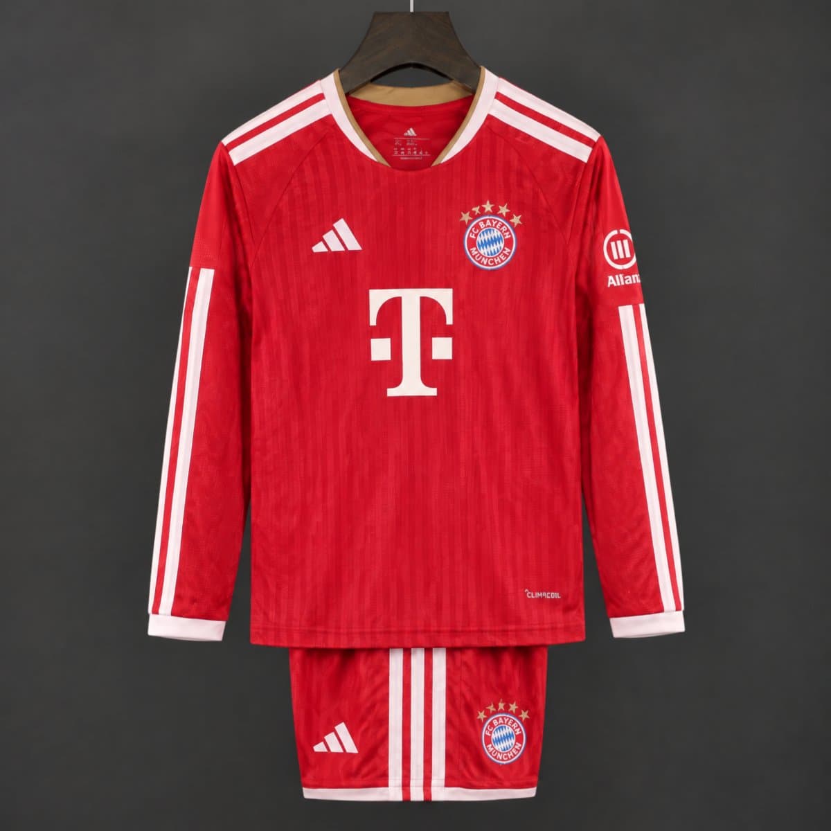 Bayern Munich Home Long Sleeve Kids Kit 26/27 front view