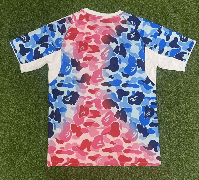Bape Camo Pink & Blue Special Edition Jersey back view