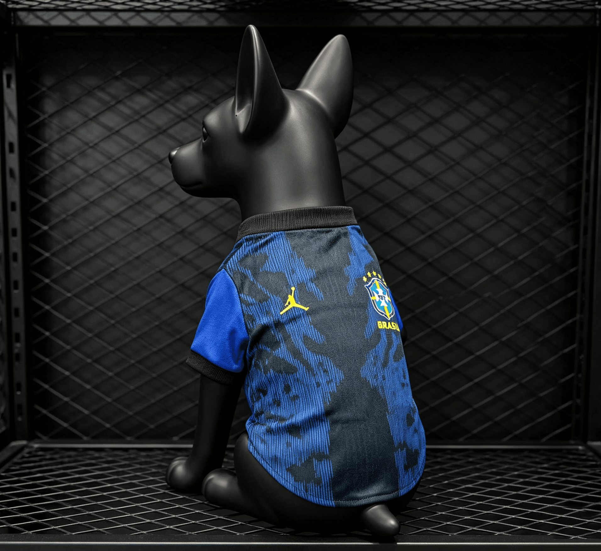 Brazil Away Pet Jersey front view