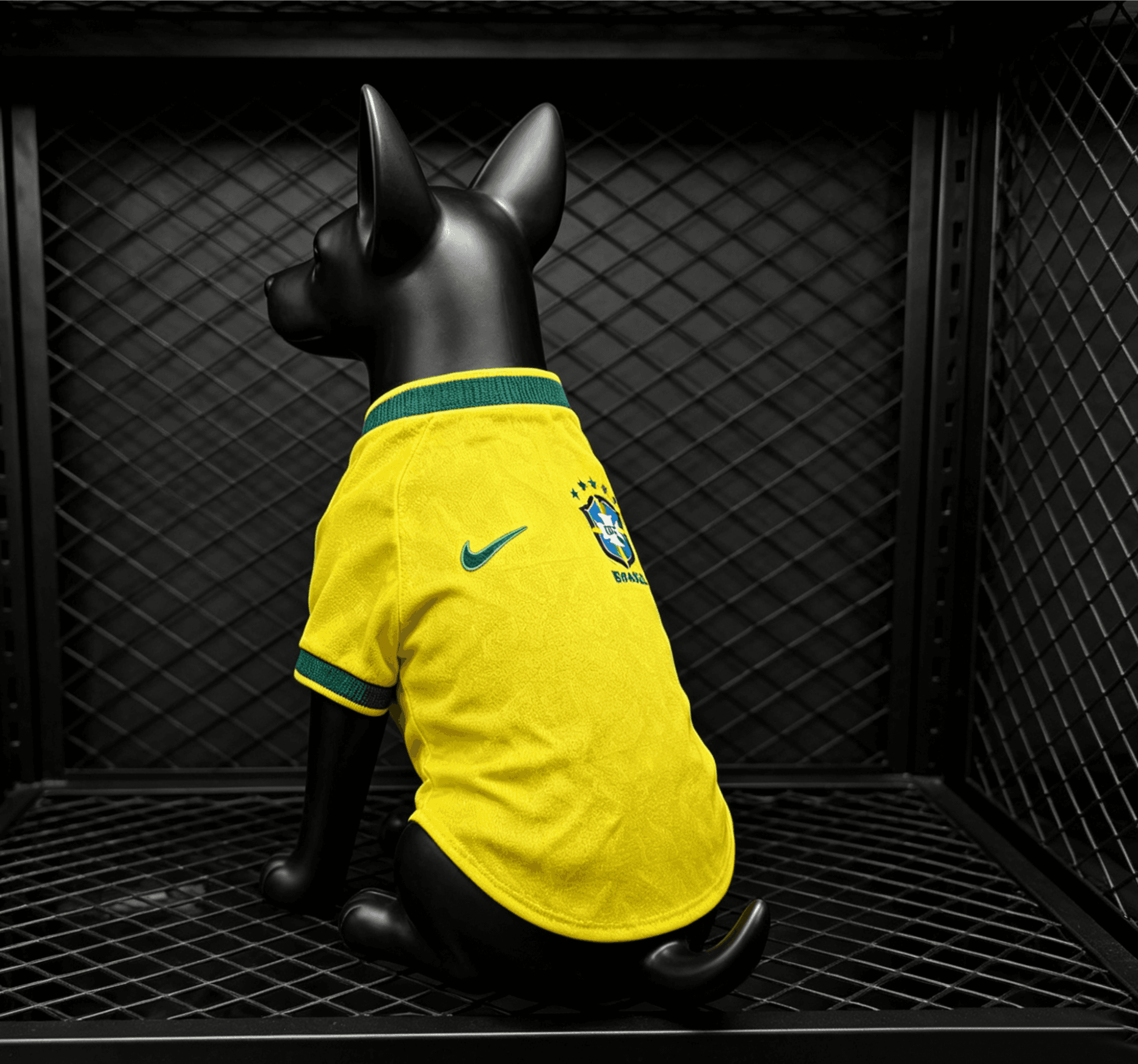 Brazil Home Pet Jersey front view