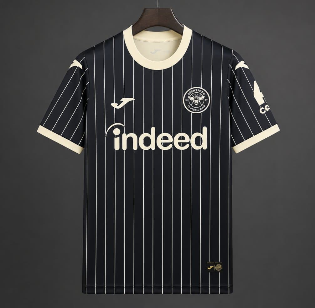 Brentford Away Jersey 26/27 front view