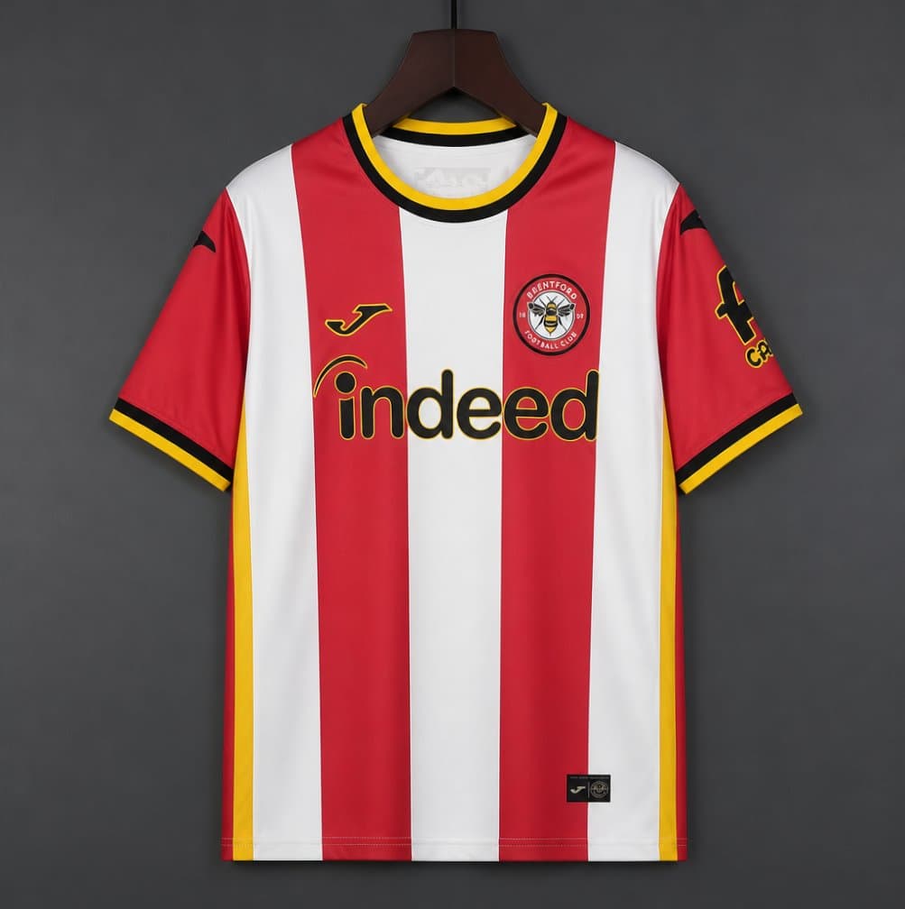 Brentford Home Jersey 26/27 front view