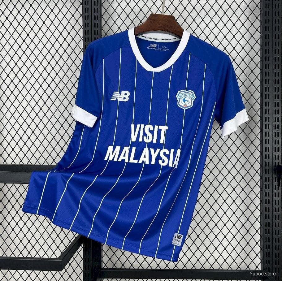 Cardiff City Men's (Home) Jersey 25/26 front view