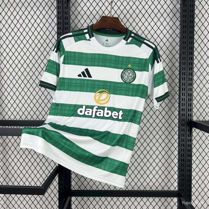 Celtic Menâs Jersey (Home) 25/26 front view