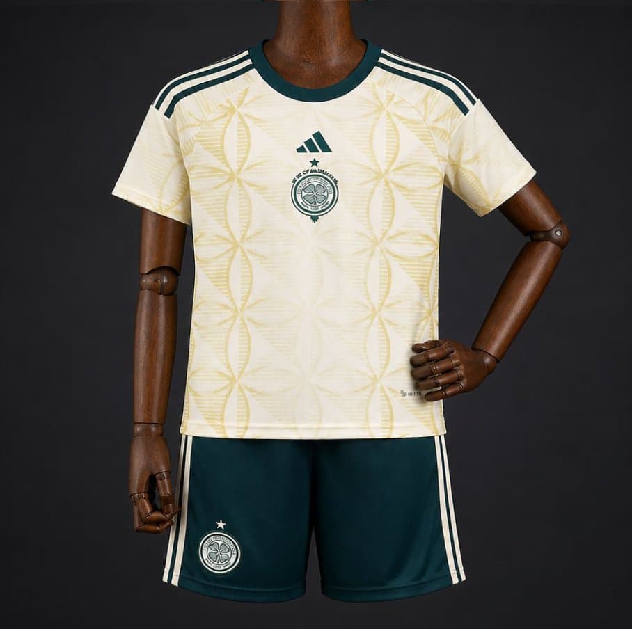 Celtic Third Kids Kit 26/27 front view