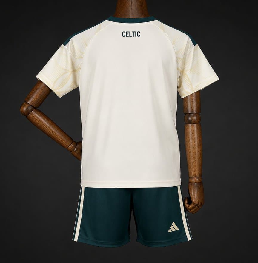Celtic Third Kids Kit 26/27 back view