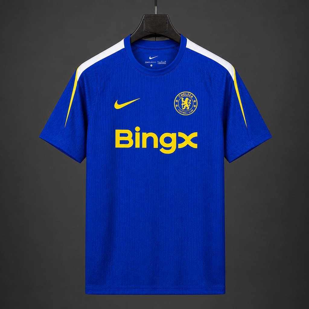 Chelsea Training Jersey (Blue) front view