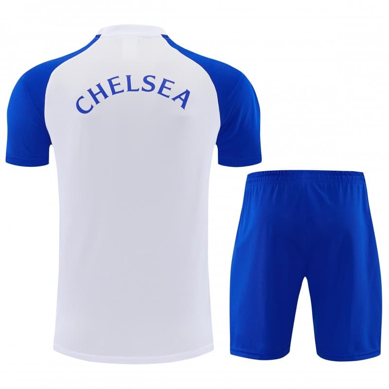Chelsea Training Tracksuit โ White/Blue 26/27 back view
