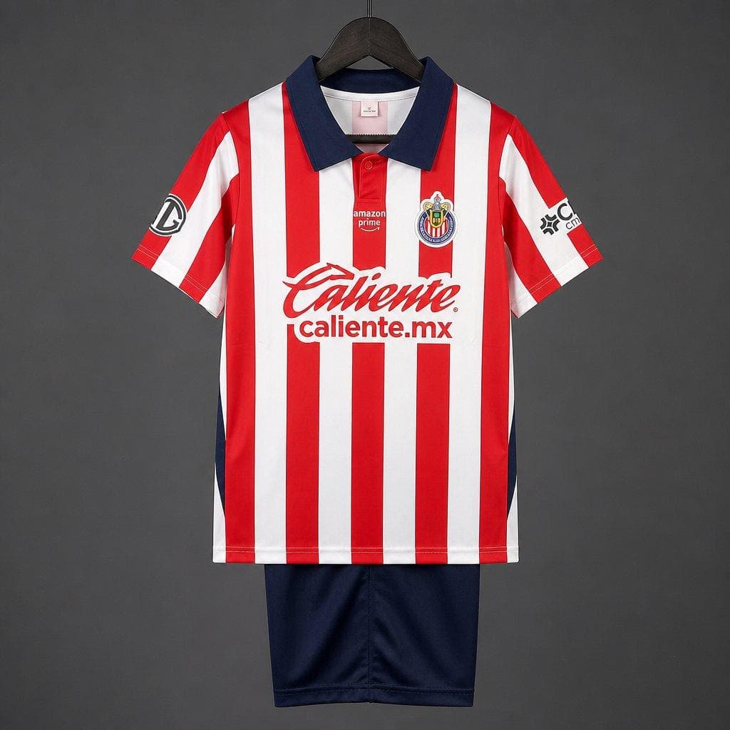 Chivas Guadalajara Home Kids Kit front view