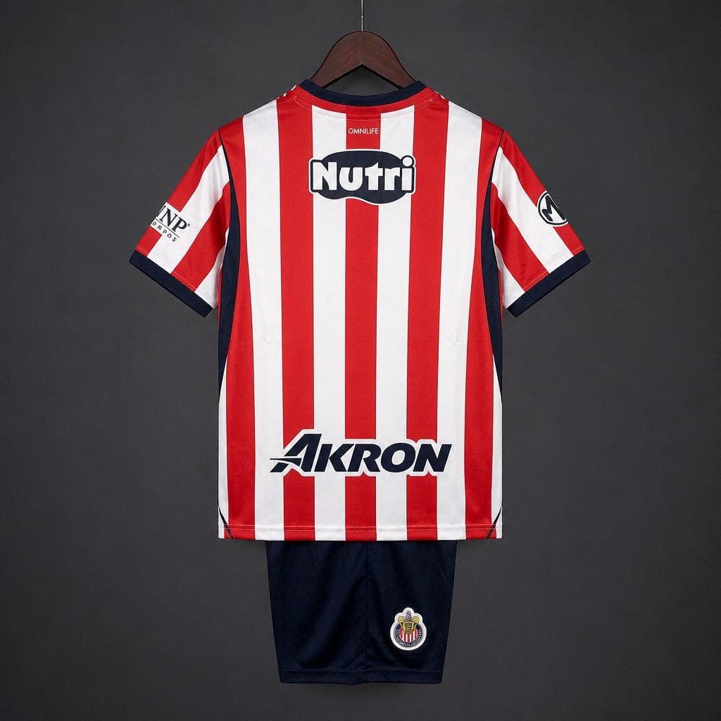 Chivas Guadalajara Home Kids Kit back view