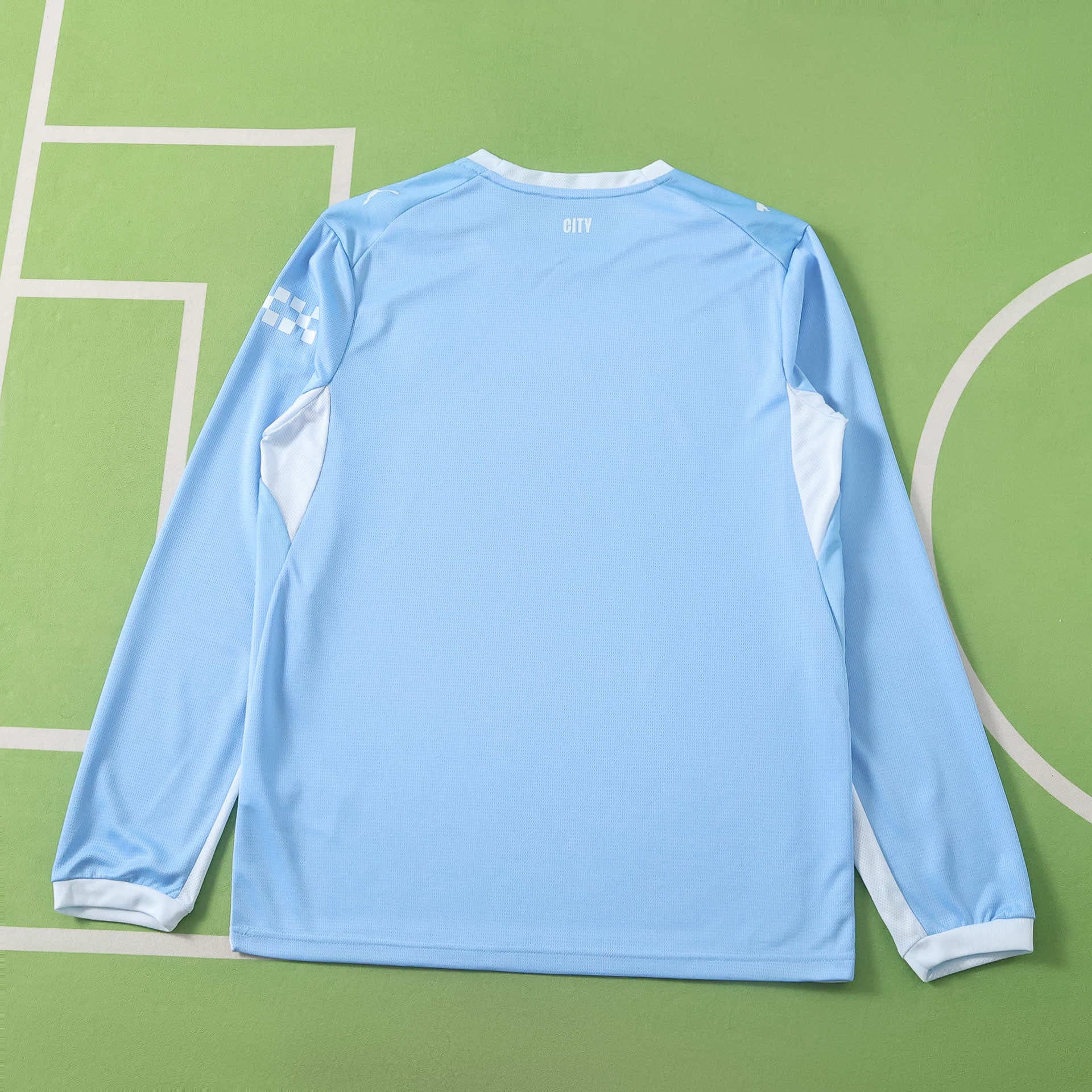 Manchester City Home Long Sleeve 26/27 back view