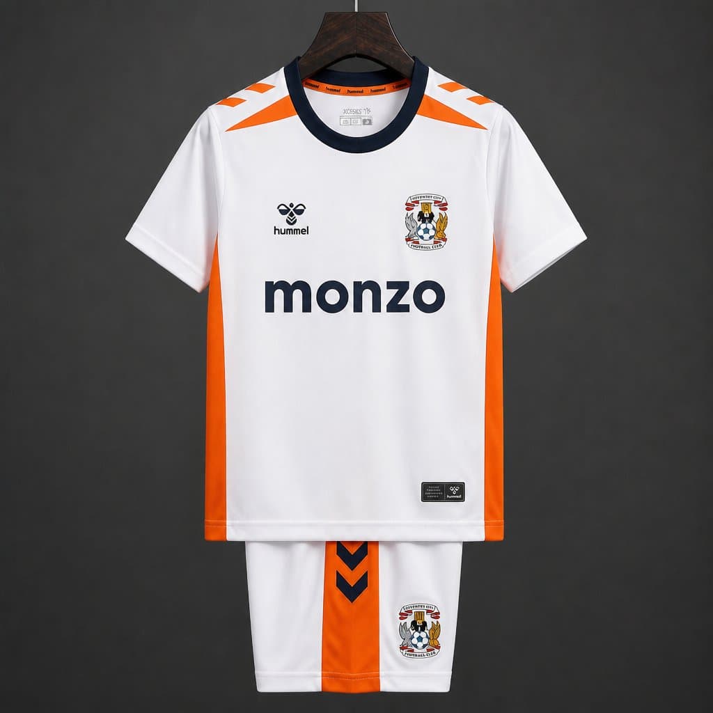 Coventry City Away Kids Kit 26/27 front view