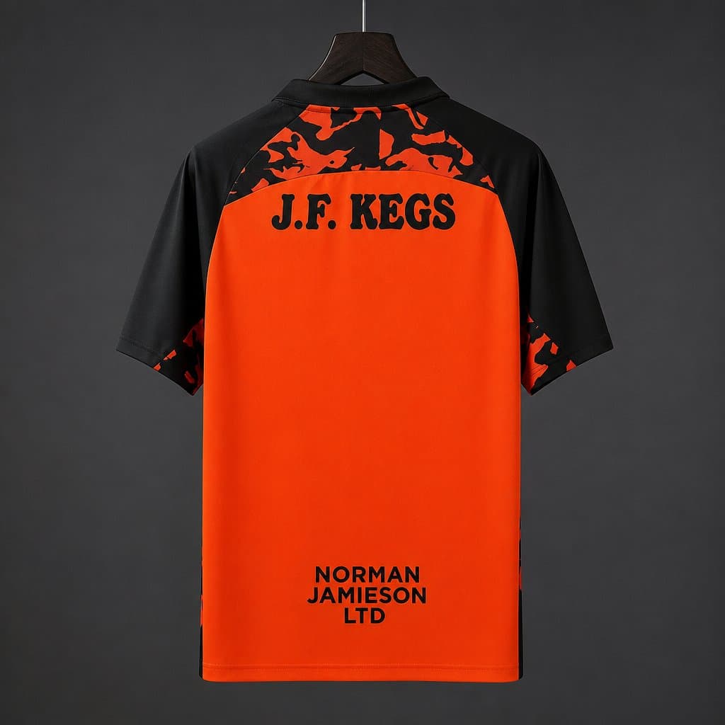 Dundee United Men's Jersey (Home) 26/27 back view
