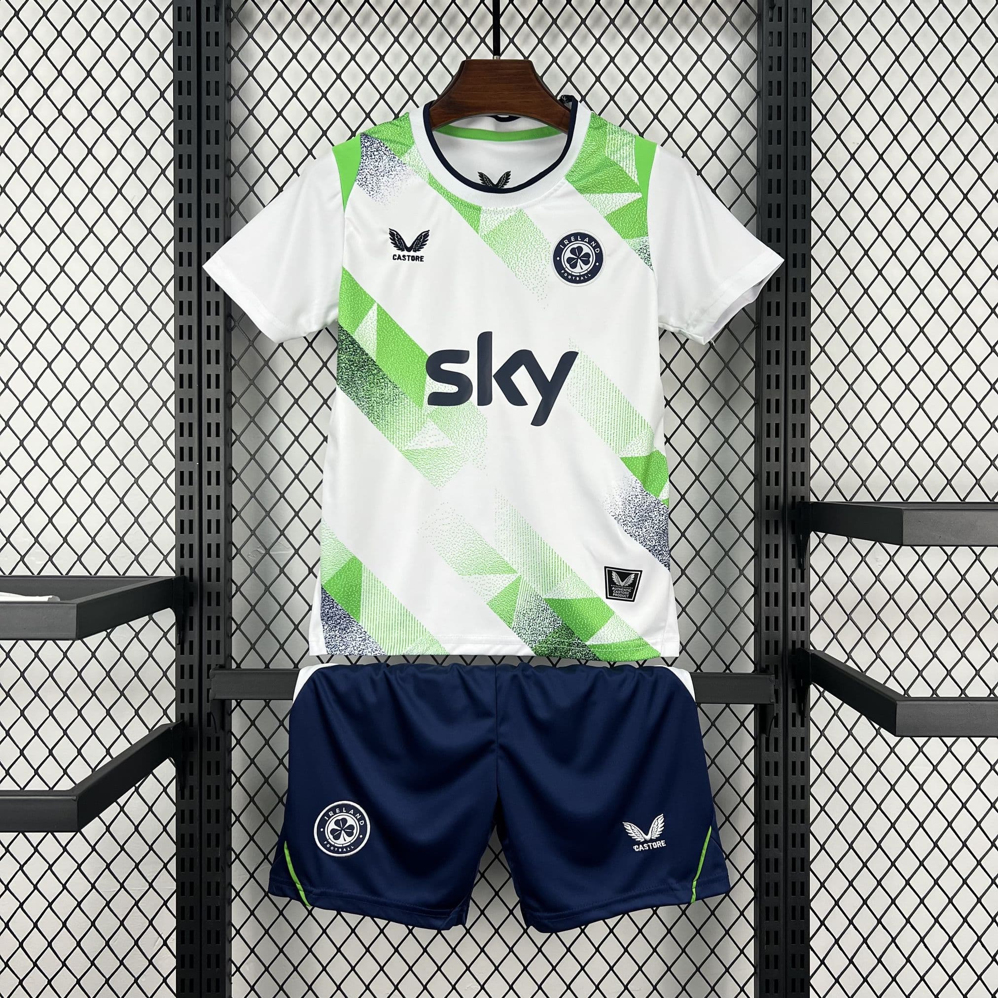Republic of Ireland Away Kit Kids front view