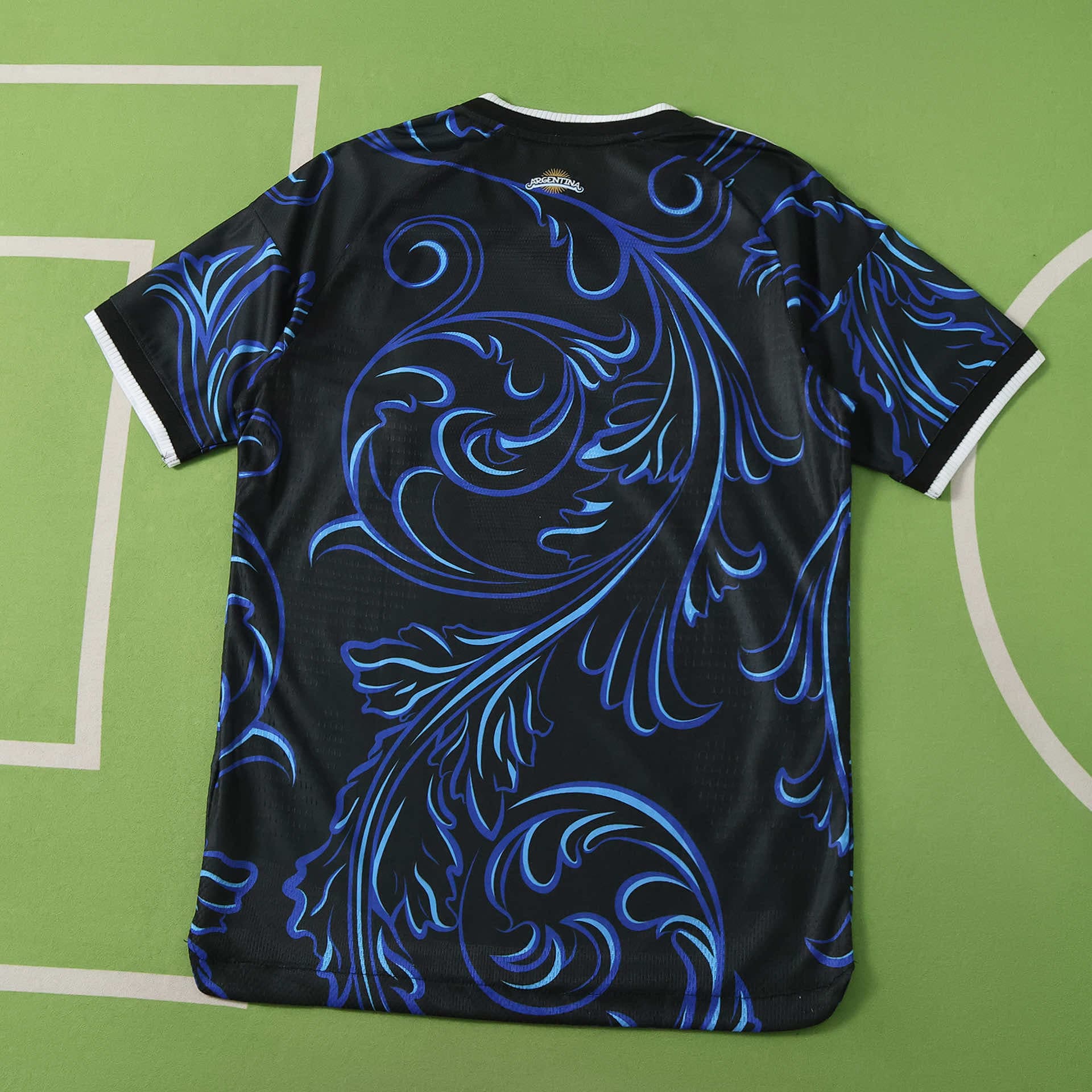 Argentina Embroidered Jersey — Player back view