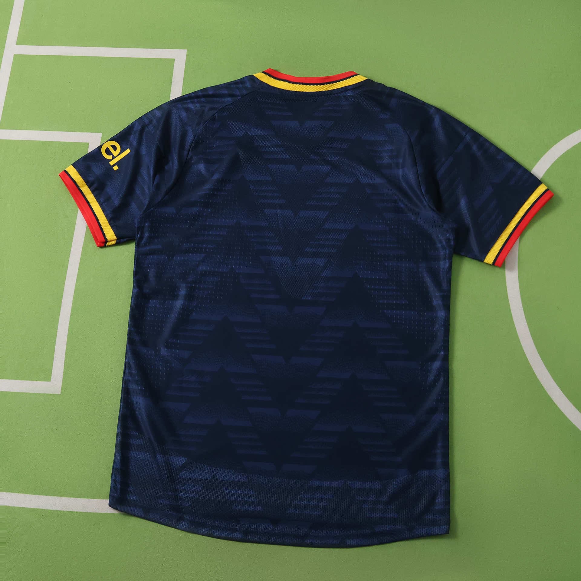 Arsenal Embroidered Jersey — Player back view