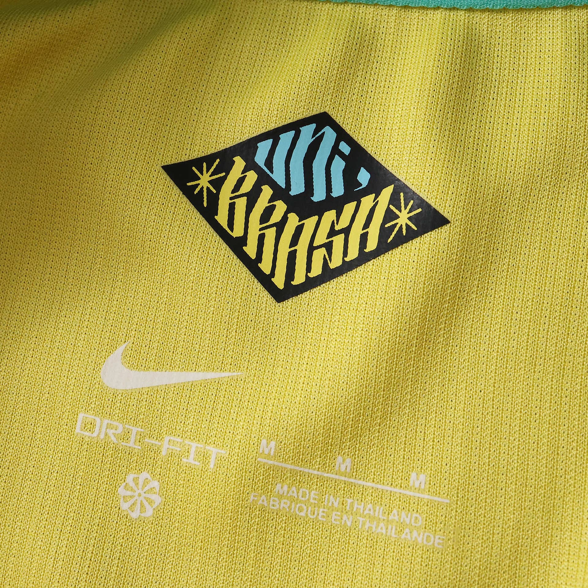 Brazil UNI BRASA Embroidered Jersey — Fan detail view