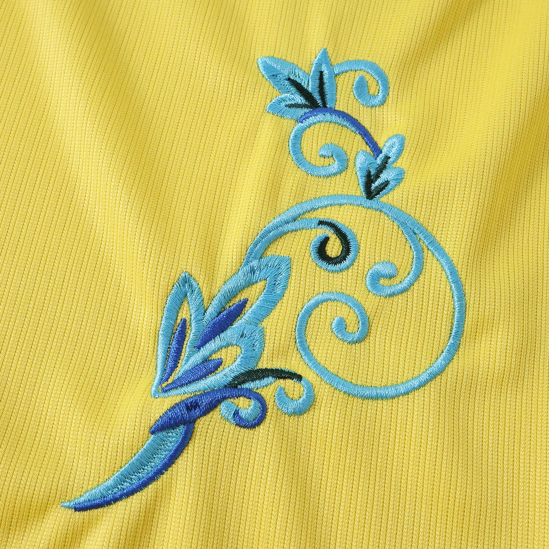 Brazil UNI BRASA Embroidered Jersey — Fan detail view