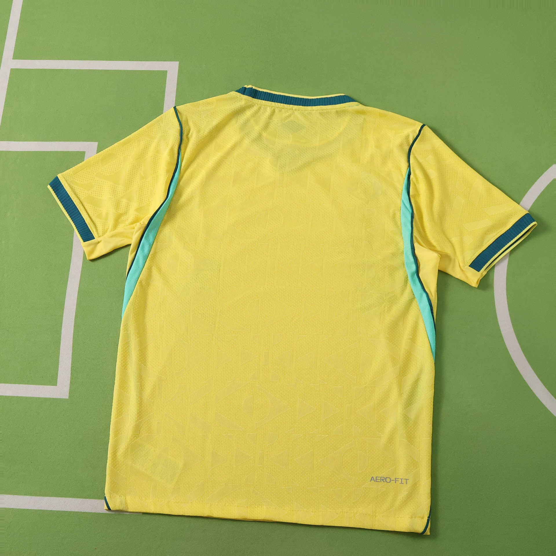 Brazil UNI BRASA Embroidered Jersey — Player back view