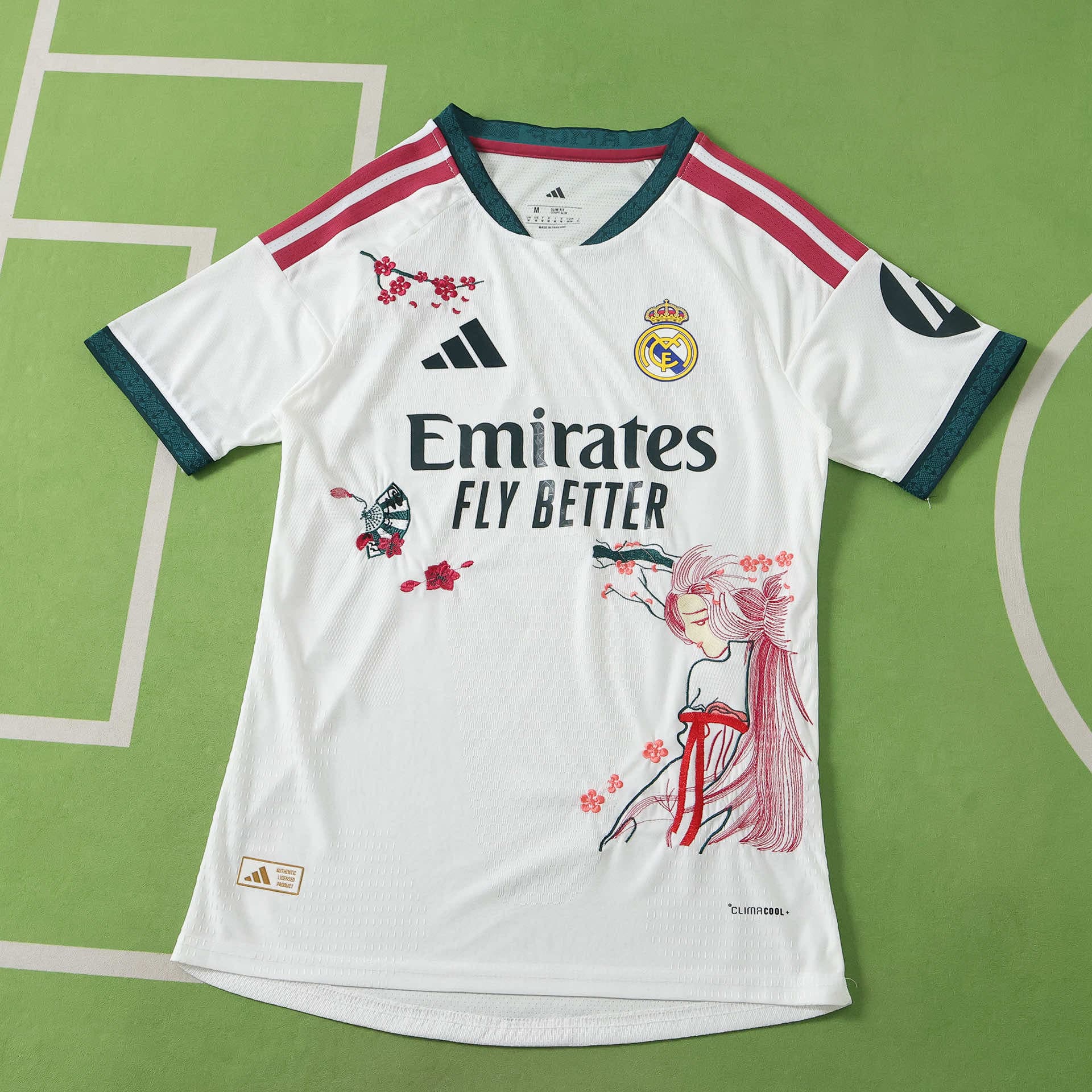 Real Madrid Embroidered Jersey — Player front view