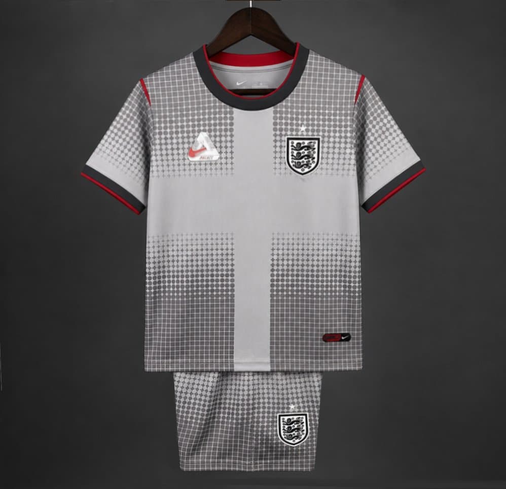 England x Palace Pre-Match Kids Kit front view
