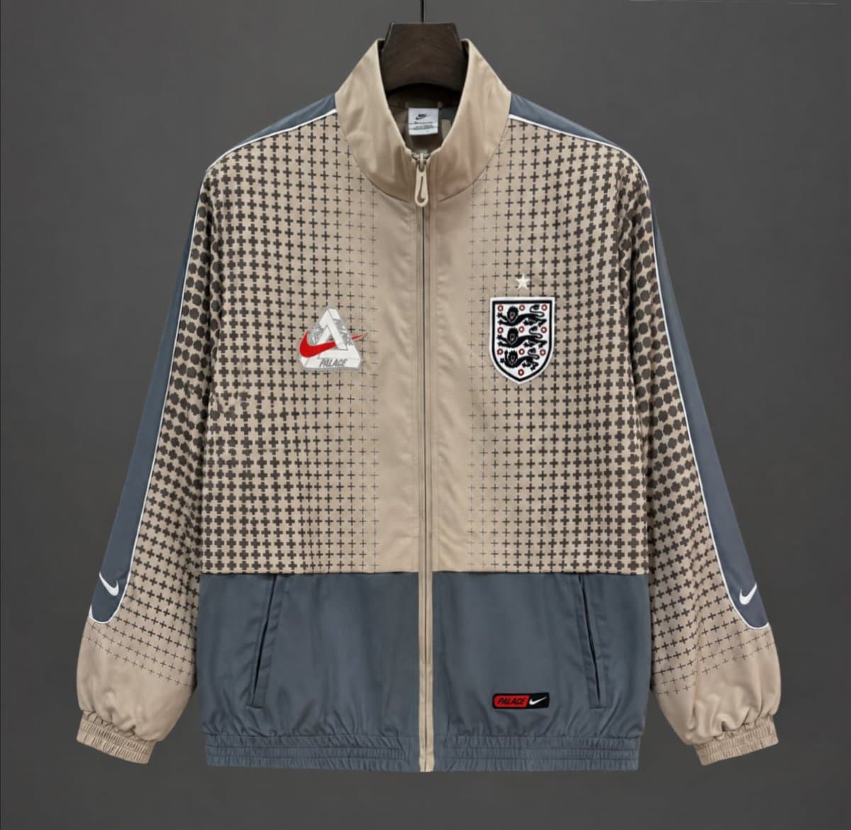 England x Palace Windbreaker front view