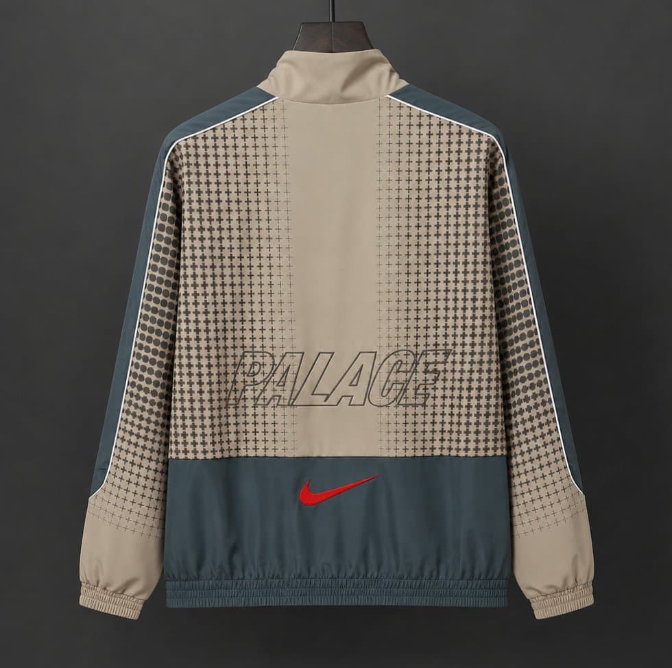England x Palace Windbreaker back view