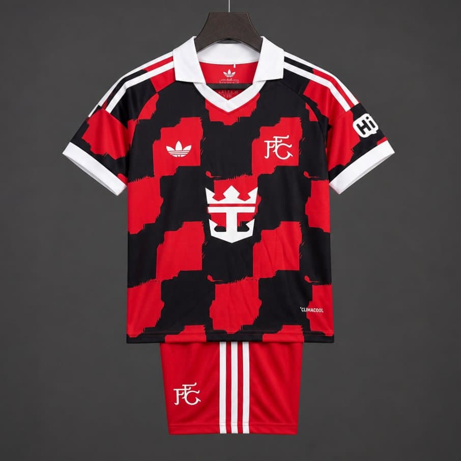 Fulham Away Kids Kit 26/27 front view