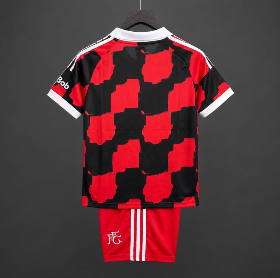 Fulham Away Kids Kit 26/27 back view