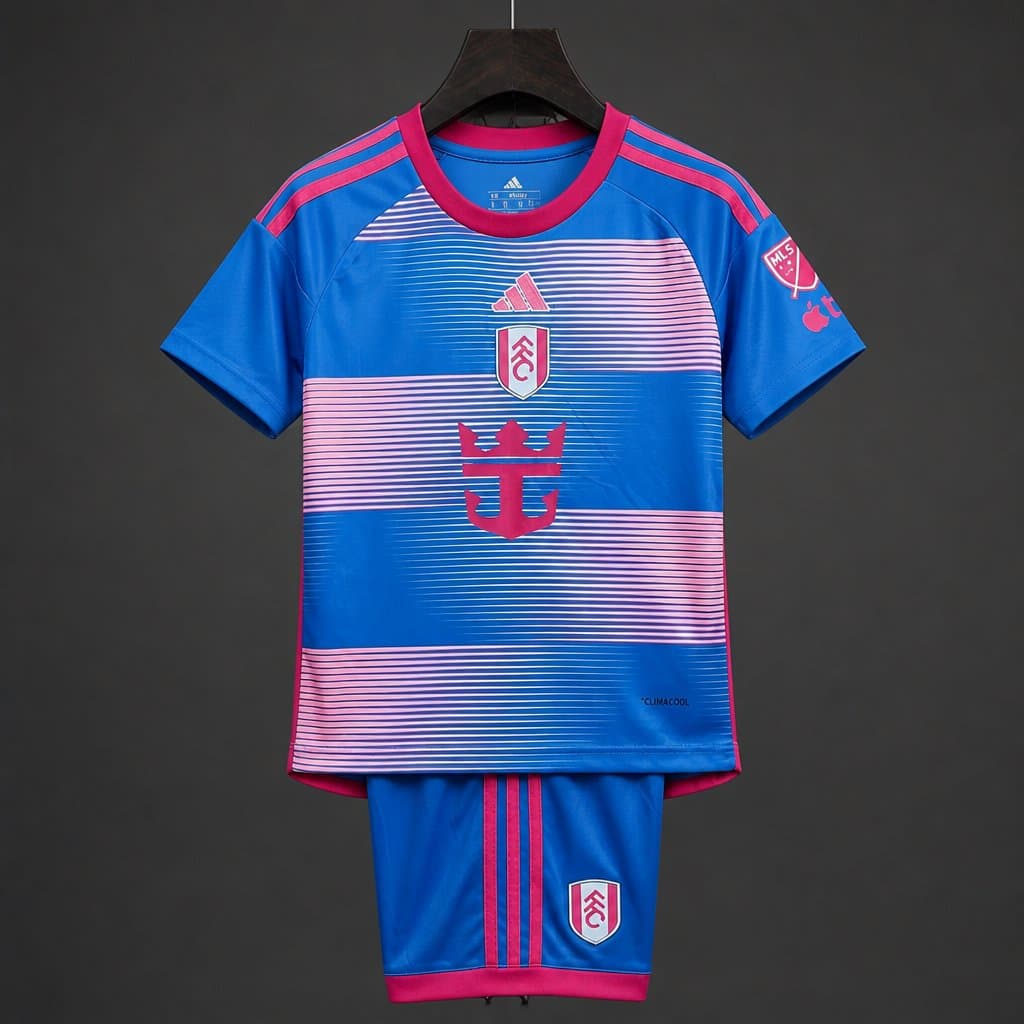 Fulham Third Kids Kit 26/27 front view