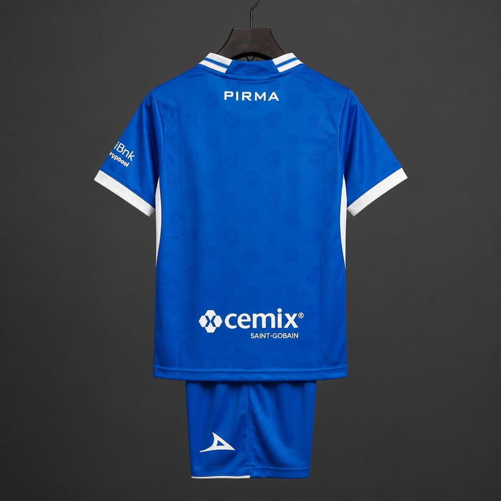 Cruz Azul Home Kids Kit 26/27 back view