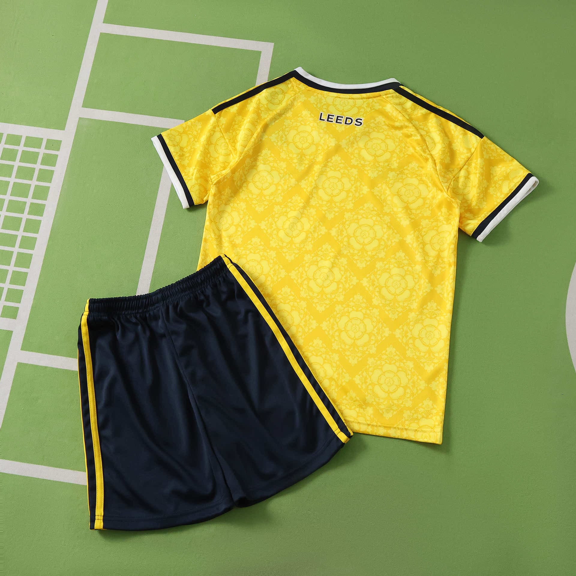 Leeds United Away Kids Kit 26/27 back view