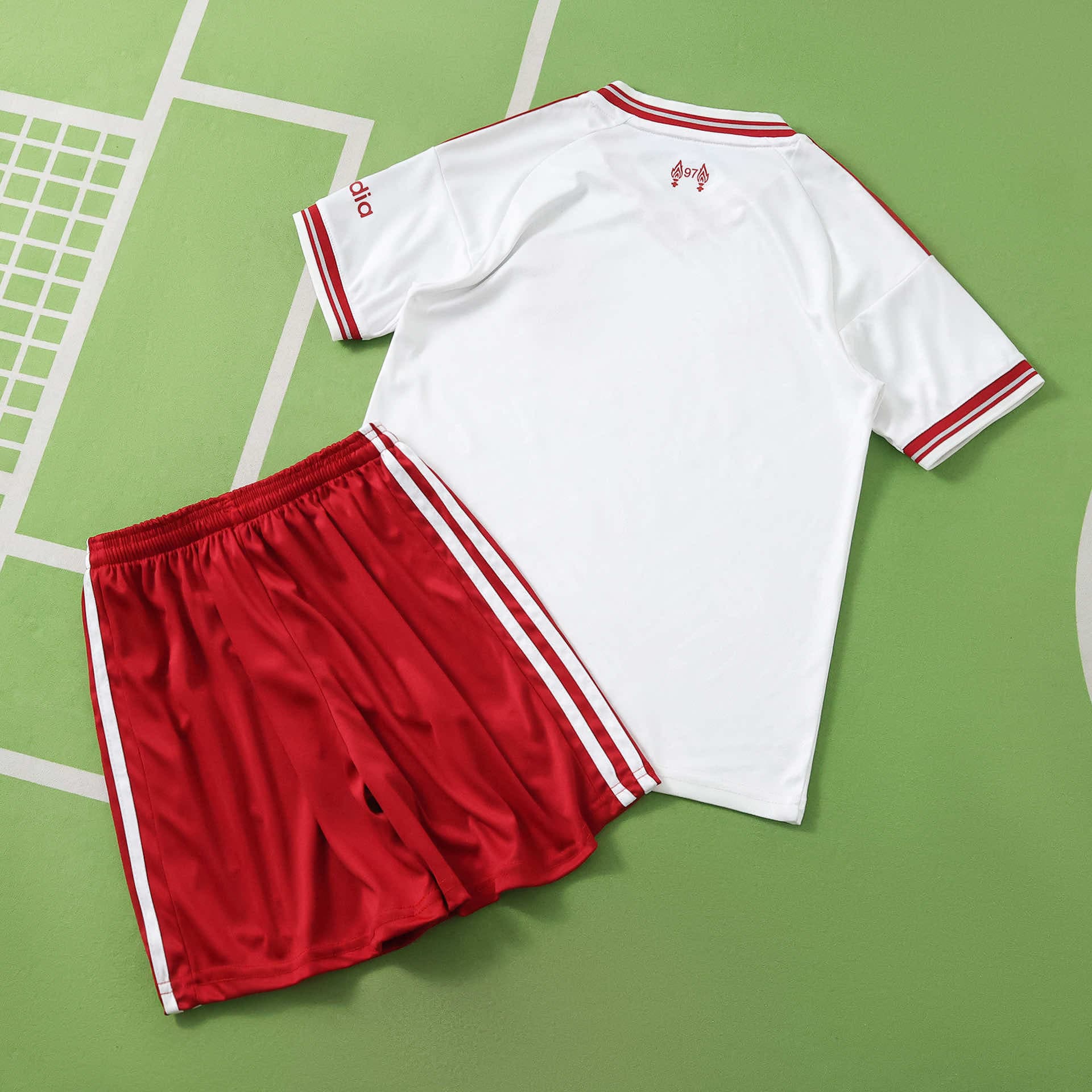 Liverpool Away Kids Kit 26/27 back view