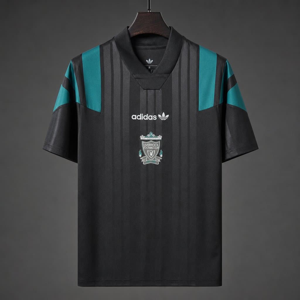 Liverpool EQT Jersey (Black) front view