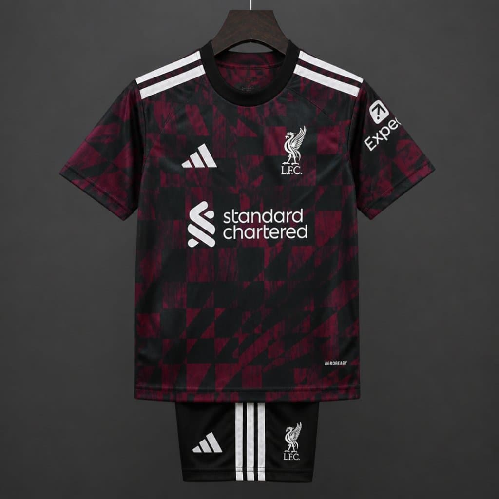 Liverpool Third Kids Kit 26/27 front view