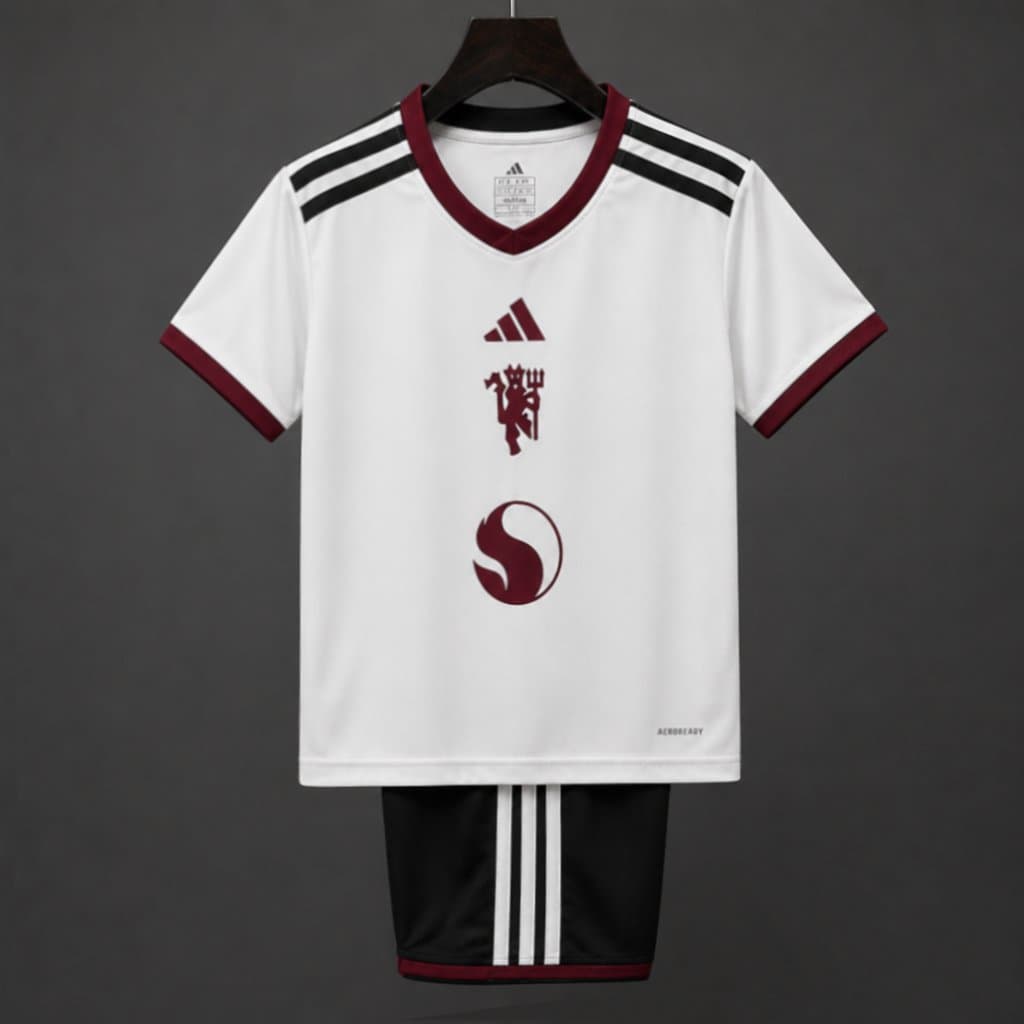 Manchester United Third Kids Kit 26/27 front view