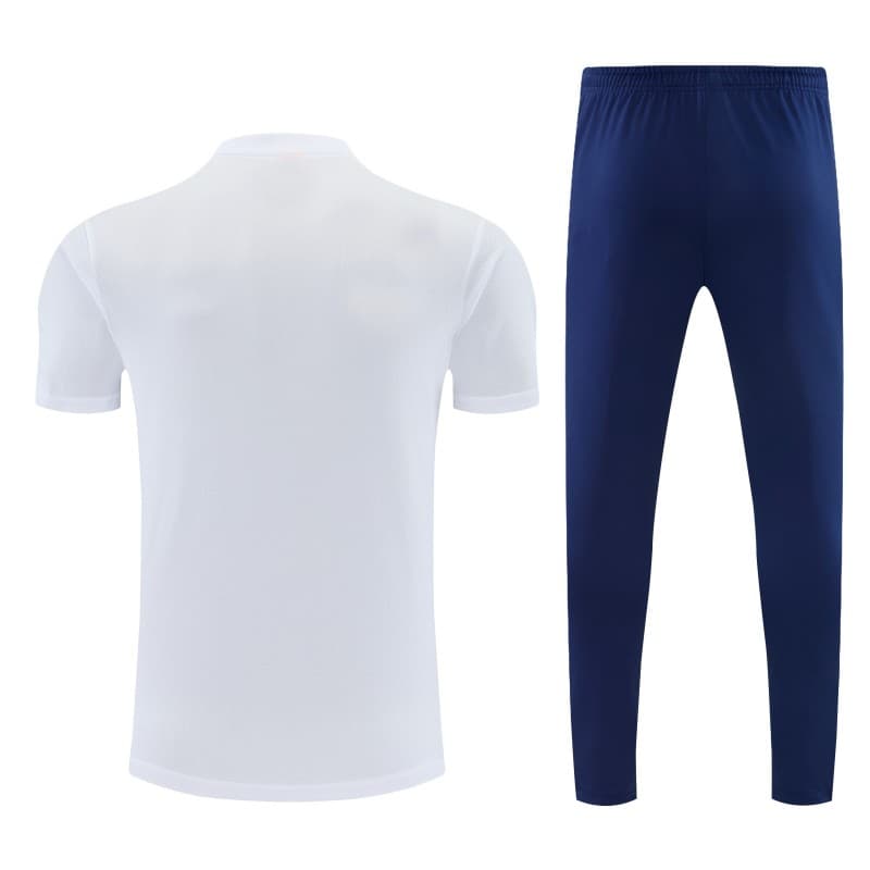 Marseille Training Tracksuit — White/Blue 26/27 back view